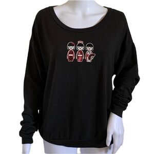 Wet Seal Embroidered Long Sleeve
